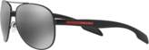 Thumbnail for your product : Prada Linea Rossa Multicolor Aviator Sunglasses