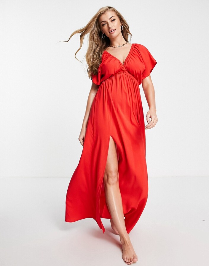 Red Beach Dress | Shop the world's largest collection of fashion 