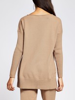 Thumbnail for your product : River Island Hi-low Hem Knitted Jumper - Camel