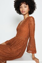 Thumbnail for your product : Coast 3/4 Lace Sleeve Short Swing Dress