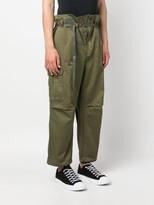 Thumbnail for your product : Comme des Garçons Homme Belted Tapered-Leg Cargo Trousers