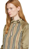 Thumbnail for your product : Burberry Beige Icon Stripe Blouse