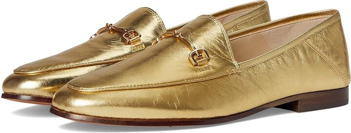 Sam Edelman Loraine Women's Dress Sandals Amber Gold : 6.5 M, Leather/Textile
