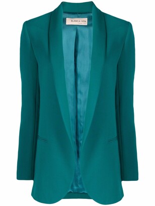 turquoise blazer womens