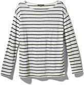 Thumbnail for your product : Michael Stars Long Sleeve Boat Neck Stripe Tee