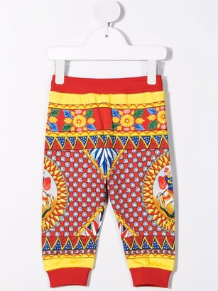 Dolce & Gabbana Children Carretto-print trousers