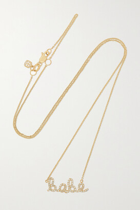 Sydney Evan Babe 14-karat Gold Diamond Necklace - one size