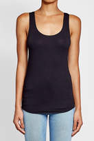 Thumbnail for your product : Majestic Jersey Tank with Scooped Neckline