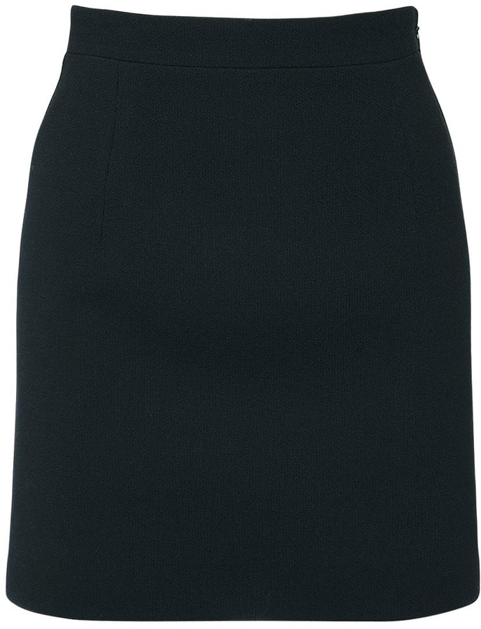 Alessandra Rich Wool Crepe Mini Skirt - ShopStyle