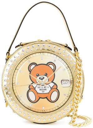 Moschino round teddy bear bag