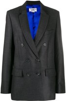 Thumbnail for your product : VVB Double-Breasted Fitted Blazer