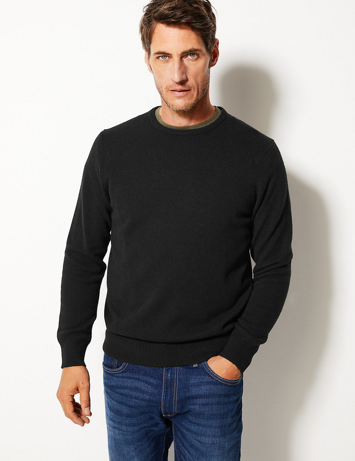 mens pullovers at m&s
