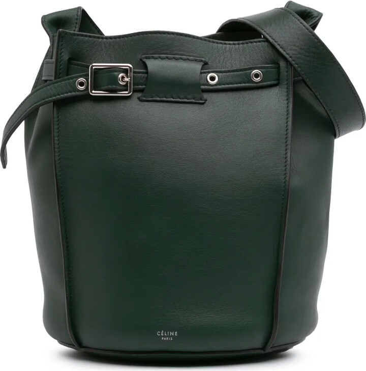 Céline Pre-Owned 2017 Leather Big Bag Bucket crossbody bag