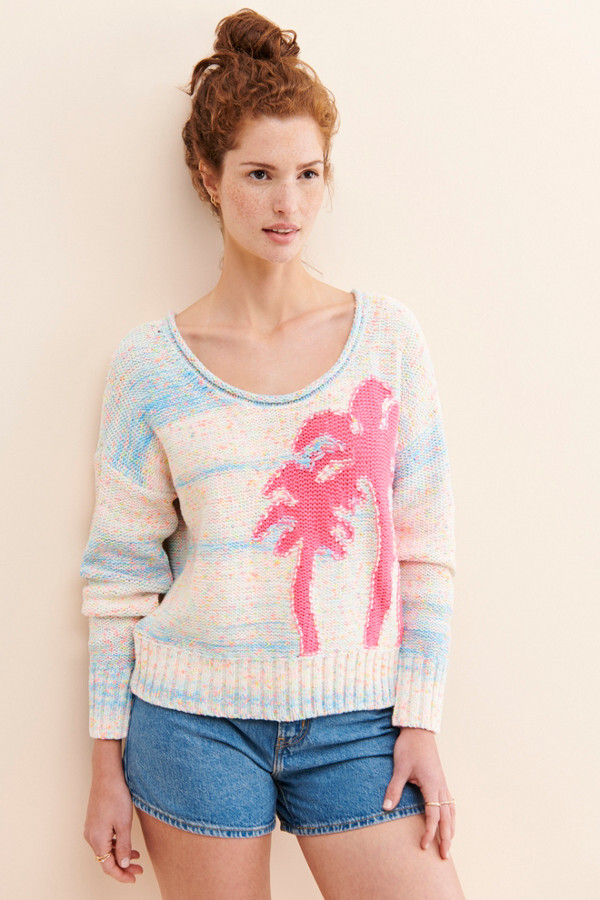 palm tree sweater