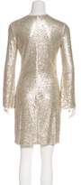 Thumbnail for your product : Naeem Khan Silk Sequin Dress