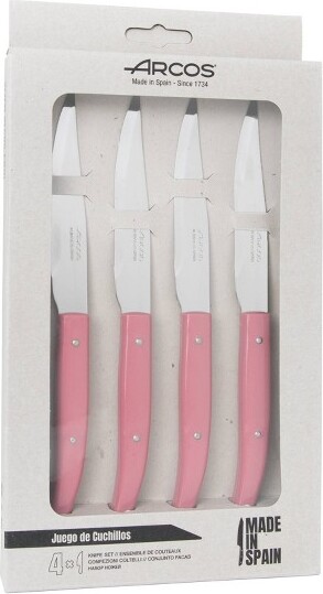 【Extra12% Off PINKZ】 Knife Block Set Pink 7pcs
