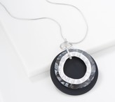 Thumbnail for your product : Susan Graver Layered Pendant with Chain Necklace