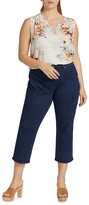 Thumbnail for your product : NYDJ, Plus Size Piper Relaxed Capri Shorts