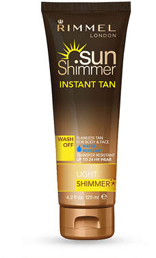 Rimmel Sunshimmer Water Resistant Instant Tan 125ml