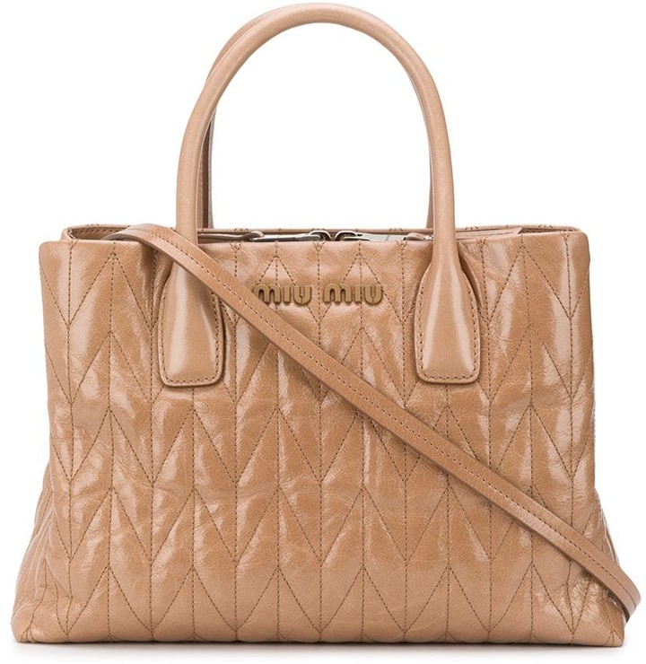 Miu Miu Matelasse tote ShopStyle