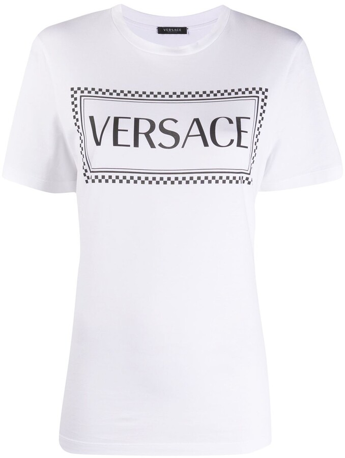 Versace Logo Print T-shirt - ShopStyle Tees