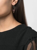 Thumbnail for your product : Mattia Cielo 18kt rose gold Rugiada collection rainbow hoops