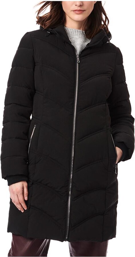 Maje Glamour Hooded Quilted Puffer Jacket - ShopStyle