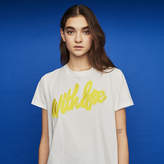 Thumbnail for your product : Maje Tee-shirt with embroidered slogan