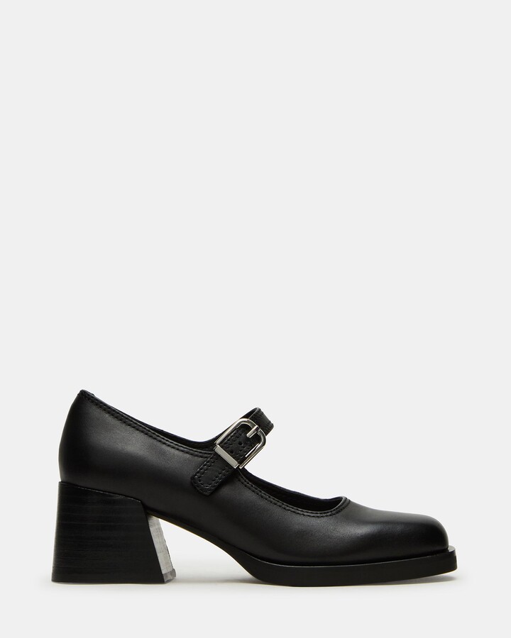 Steve Madden Lisbon Black Leather