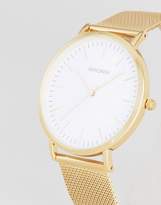Thumbnail for your product : Sekonda Gold Mesh Watch With White Dial Exclusive To ASOS