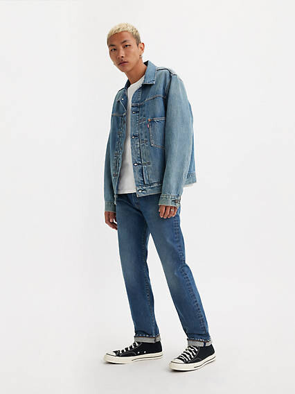 Levi's 501 Slim Taper Fit Selvedge Men's Jeans - Dance Crashers - ShopStyle
