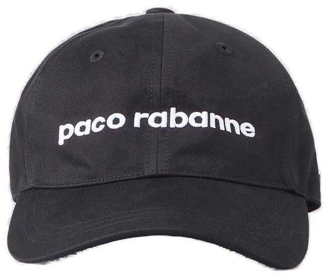 Womens Accessories Hats Paco Rabanne Logo Patch Cotton Baseball Hat in White 