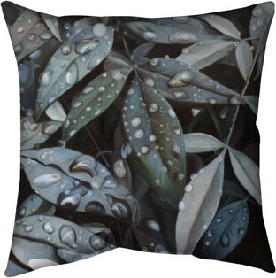 Begin Edition International Inc. Leaves after rain - 20"x20" Throw pillow - Poly twill - Print on demand