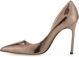 Thumbnail for your product : Manolo Blahnik Stresty Patent Half-d'Orsay Pump, Bronze