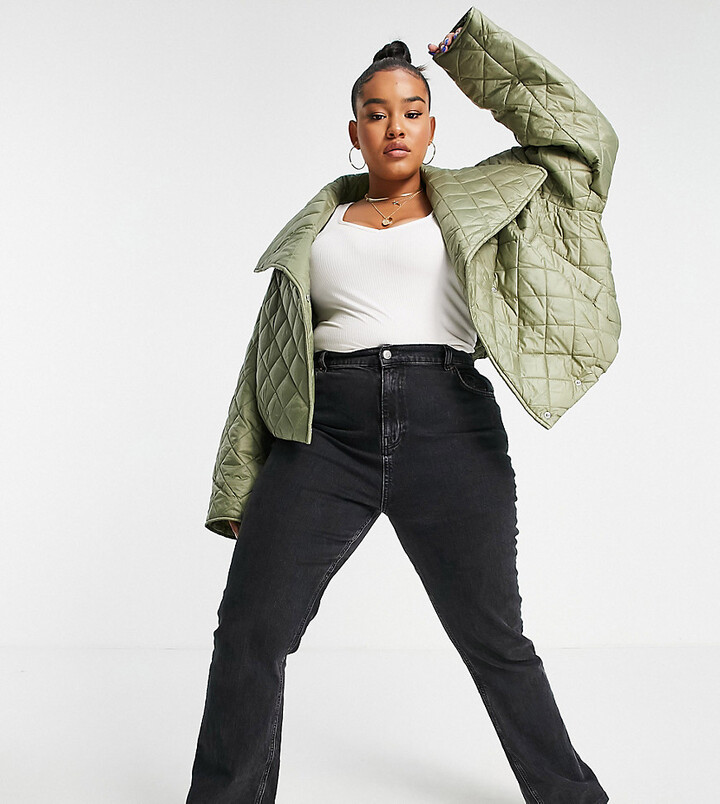 khaki cropped jacket