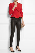 Thumbnail for your product : Alexander McQueen Flared-hem crepe jacket