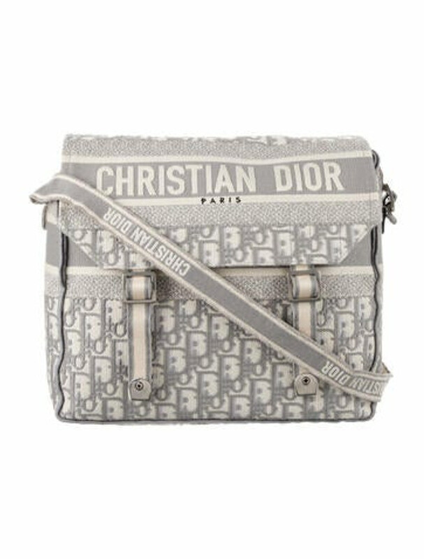 Christian Dior 2020 Oblique Diorcamp Messenger Bag Grey ShopStyle