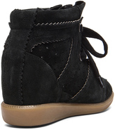 Thumbnail for your product : Isabel Marant Bobby Calfskin Velvet Leather Sneakers