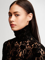 Thumbnail for your product : DKNY Velvet Lace Turtleneck