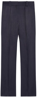 Sandro Flared Cropped Trousers