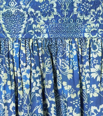 Rhode Resort Harper printed cotton midi dress