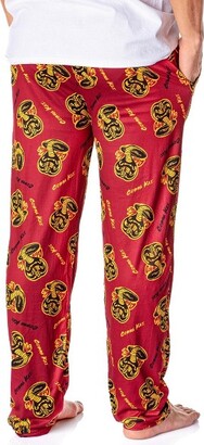 Seven Times Six Cobra Kai Men' Allover Cobra Logo Pattern Lounge Pajama Pant  (XXL) Red - ShopStyle