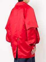 Thumbnail for your product : Nino Babukhadia oversized layered sleeves blazer