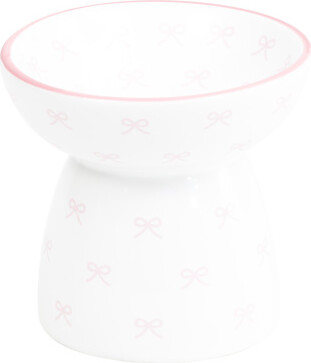 TJMAXX Bow Pattern Elevated Cat Bowl