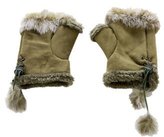 Thumbnail for your product : UGG Suede Fingerless Gloves