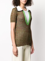 Thumbnail for your product : Missoni Knitted Short Sleeved Polo Shirt