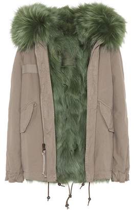 Mr & Mrs Italy Exclusive to mytheresa.com – Fur-lined cotton parka