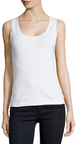 Thumbnail for your product : Joan Vass Plus Size Basic Ribbed Tank