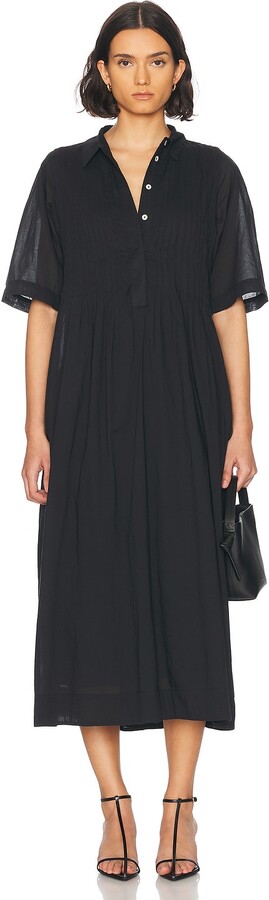 Skall Studio Dot Shirt Dress in Black
