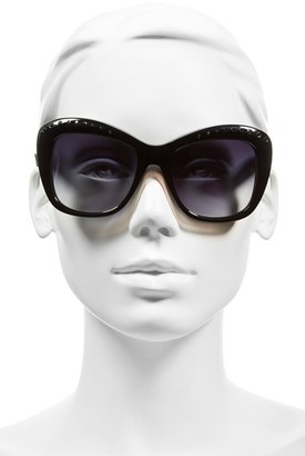 Oscar de la Renta Women's 54Mm Cat Eye Sunglasses - Black